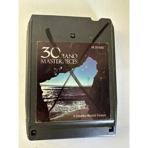 Vtg Columbia House 8 Track Tape 30 Piano Masterpieces Highlights Vol 4 Untested